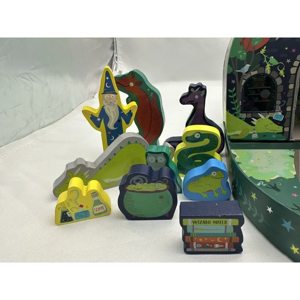 Floss & Rock 41P3660 Spellbound Playbox Used Flaws Travel Play Set Wizard Magic